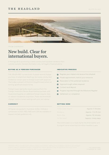 Buying from overseas, A4 fact sheet